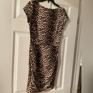Leopard mini dress